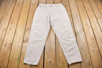Vintage 1980's Wrangler Eggshell White Jeans 31 x 29