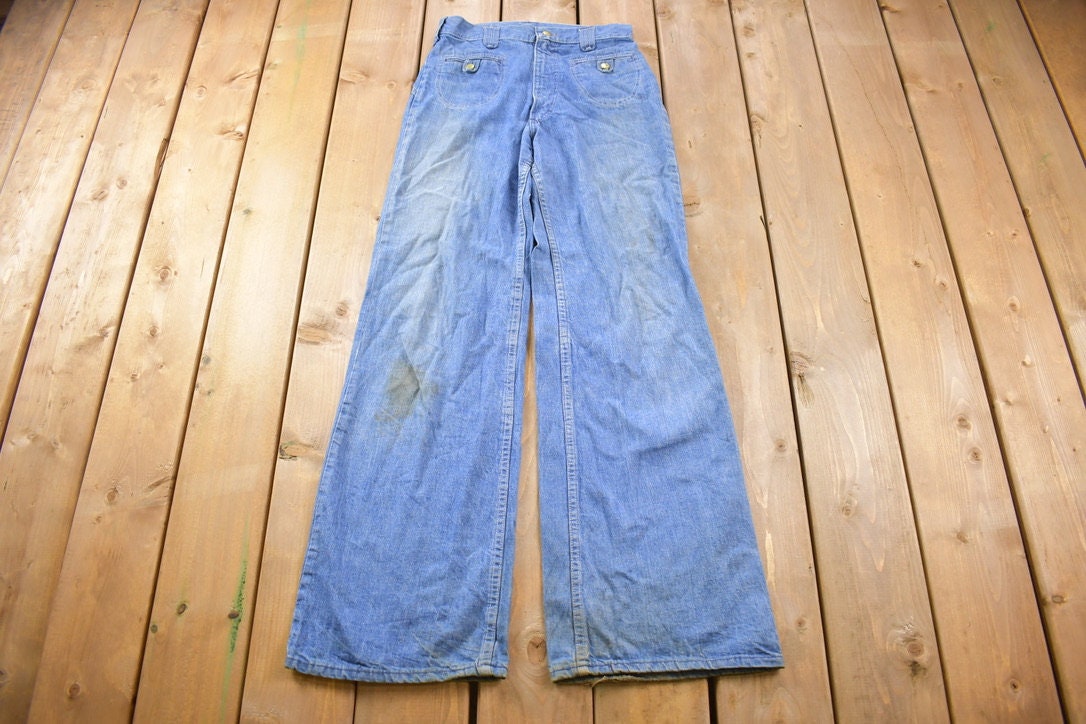 Vintage 1970s Oshkosh B'gosh Bell Bottom Jeans Size 28 x 32