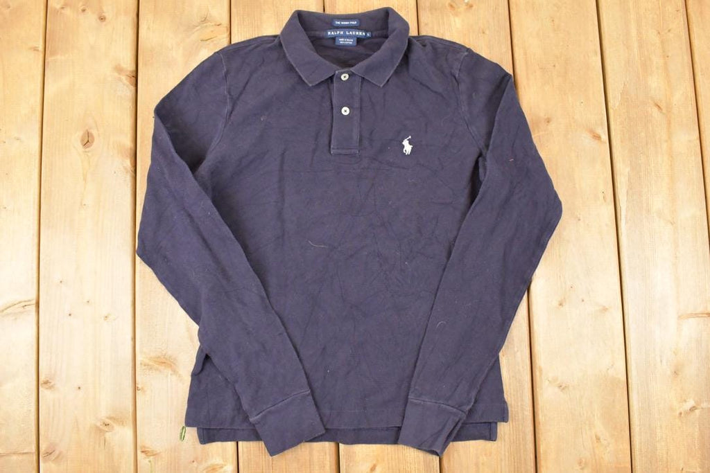 Vintage 1990s Ralph Lauren The Skinny Polo Button Up Shirt Women's S