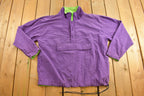 Vintage 1990s Gap Quarter Zip Anorak Windbreaker Jacket