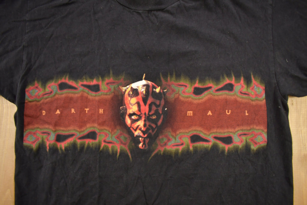 Vintage 1990s Darth Maul Star Wars Episode 1 Promo T-Shirt