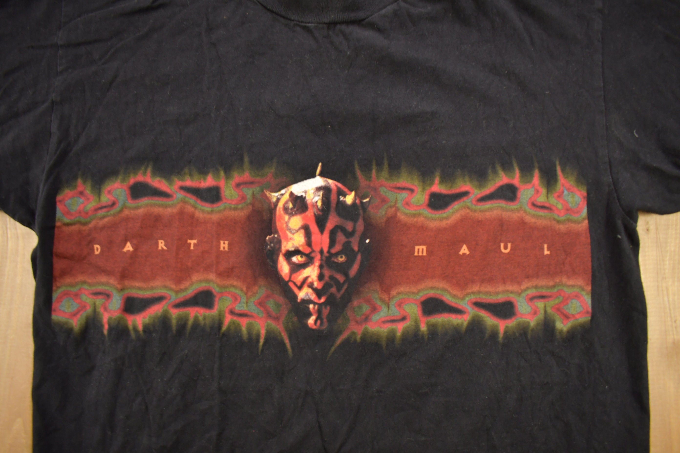 Vintage 1990s Darth Maul Star Wars Episode 1 Promo T-Shirt