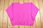 Vintage 1980s Lady MacGregor Blank Raglan Crewneck Sweatshirt /