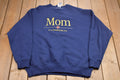 Vintage 1990s Cathedral Mom Embroidered Crewneck Sweatshirt