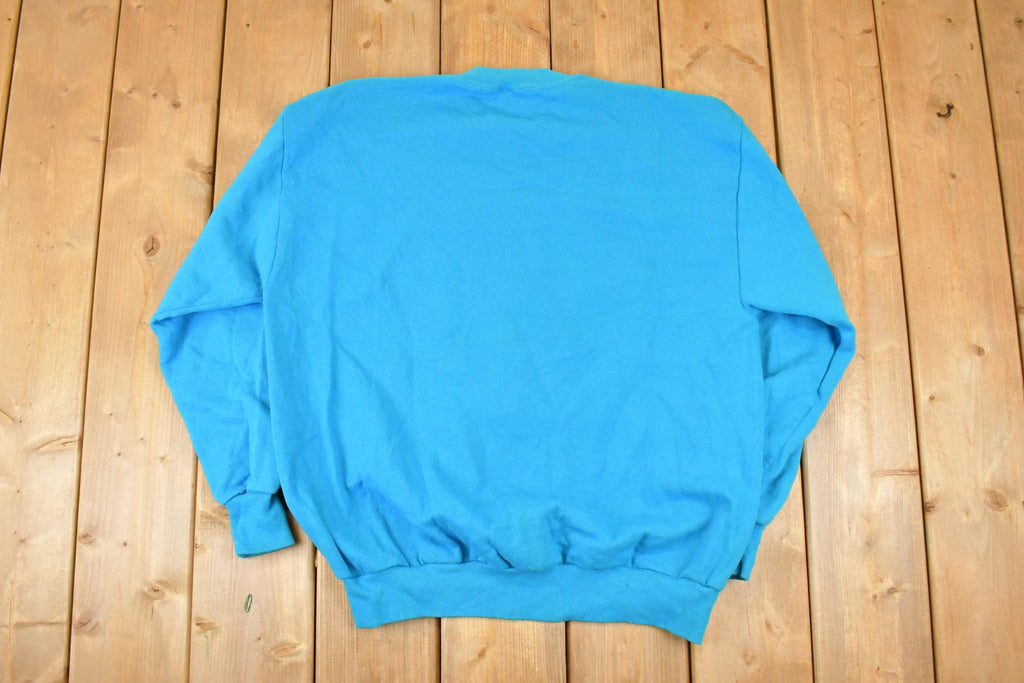 Vintage 1990s Music It's Worth it Graphic Print Crewneck Sweatshirt Men's L