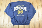 Vintage 1990s University Of Notre Dame Fighting Irish Collegiate Crewneck Made In USA