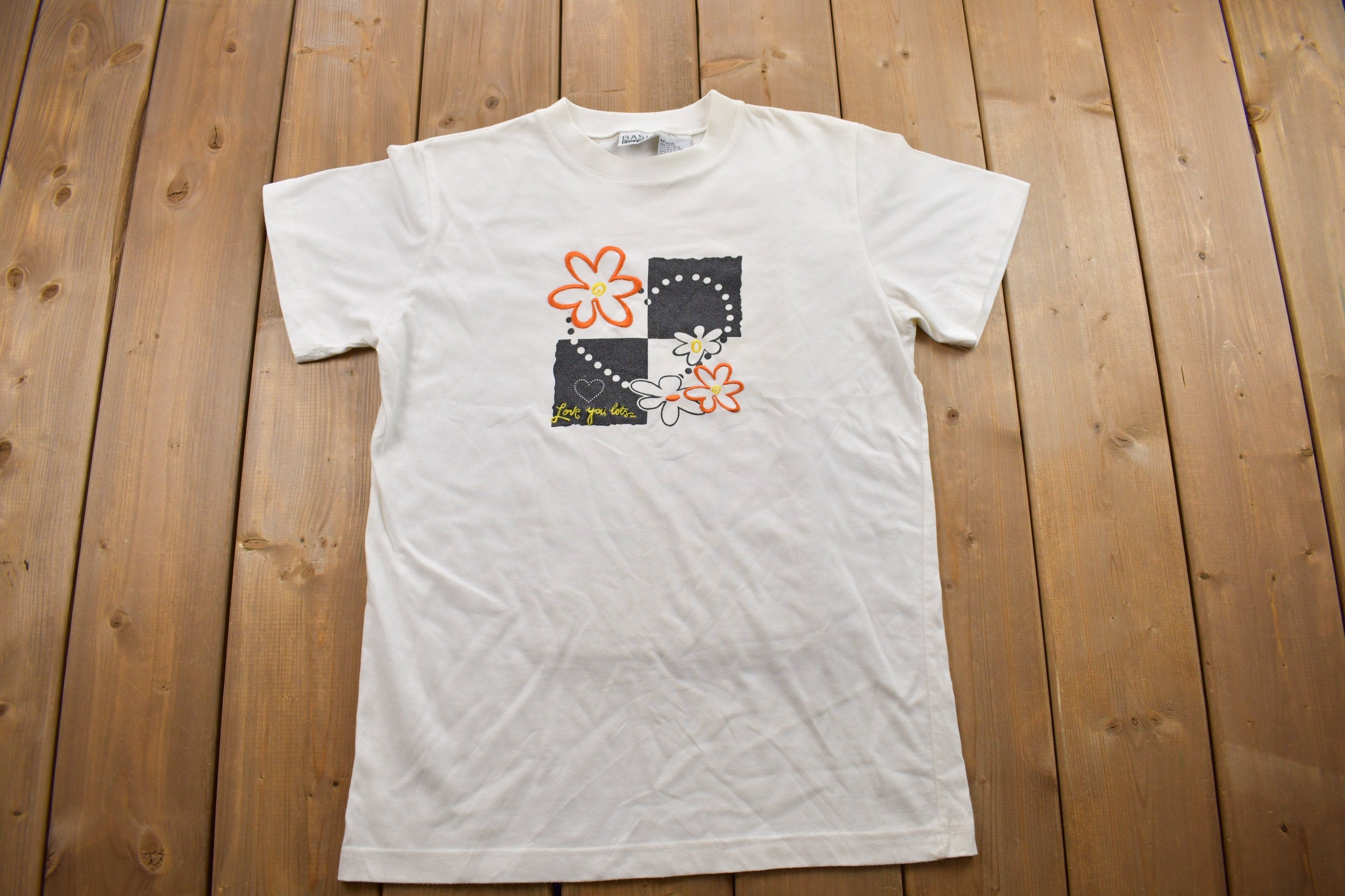 Vintage 1990s Love You Lots Graphic T Shirt