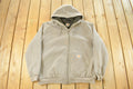 Vintage Y2K Carhartt Full Zip Fleece Lined Hoodie Sweatshirt Men's XL