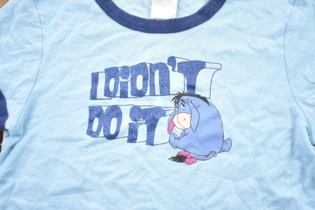 Vintage 1990s I Didn't Do It Graphic Ringer T-Shirt