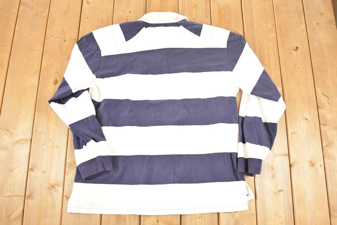 Vintage 1990s Polo By Ralph Lauren Striped Button Up Shirt Mens L