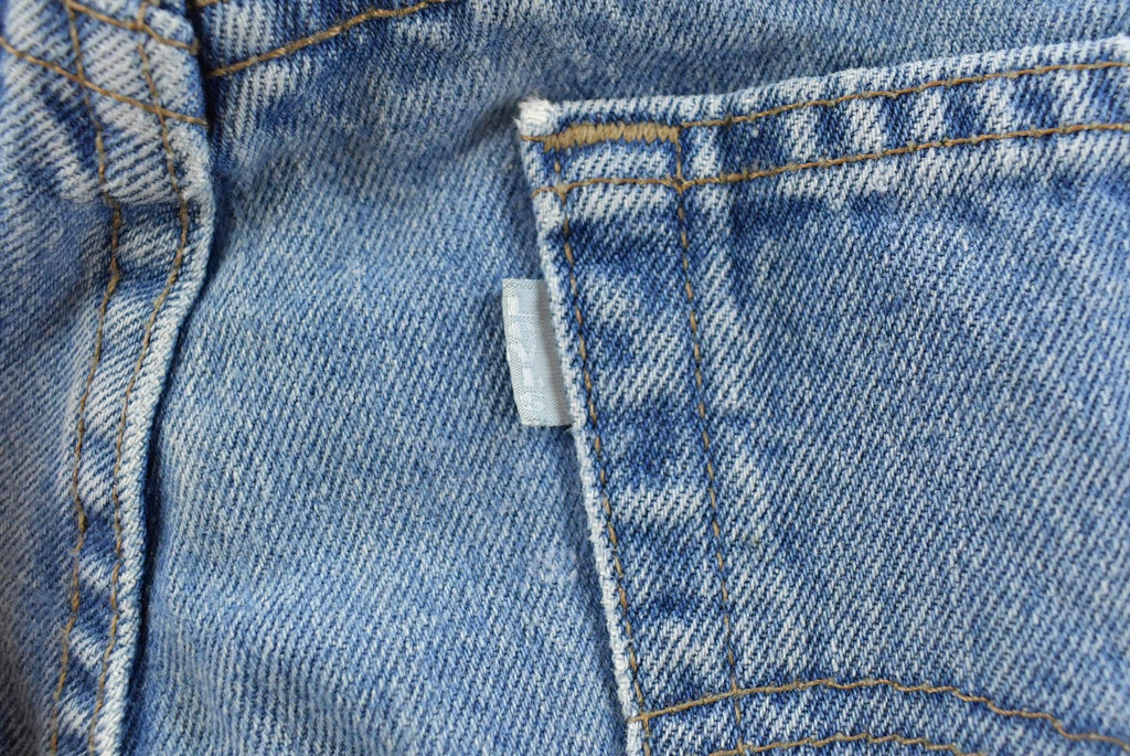 Vintage 1990s Levi Silver Tab Loose Wide Leg Denim Blue Jeans Men's 37 x 32 / 90s Silvertabs / Streetwear / Baggy Jeans / Made in USA