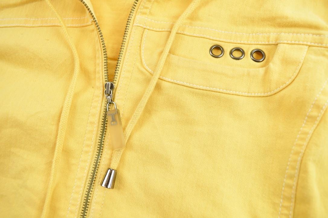 Vintage 1980s Christopher & Banks Sleeveless Zip up Hoodie