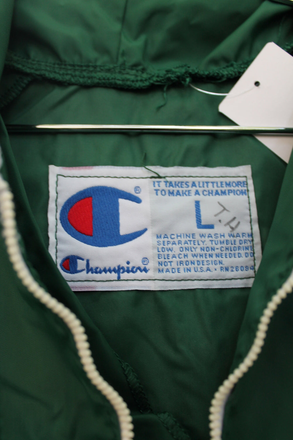 Vintage 1980s Marching Falcons Champion Quarter Zip Windbreaker