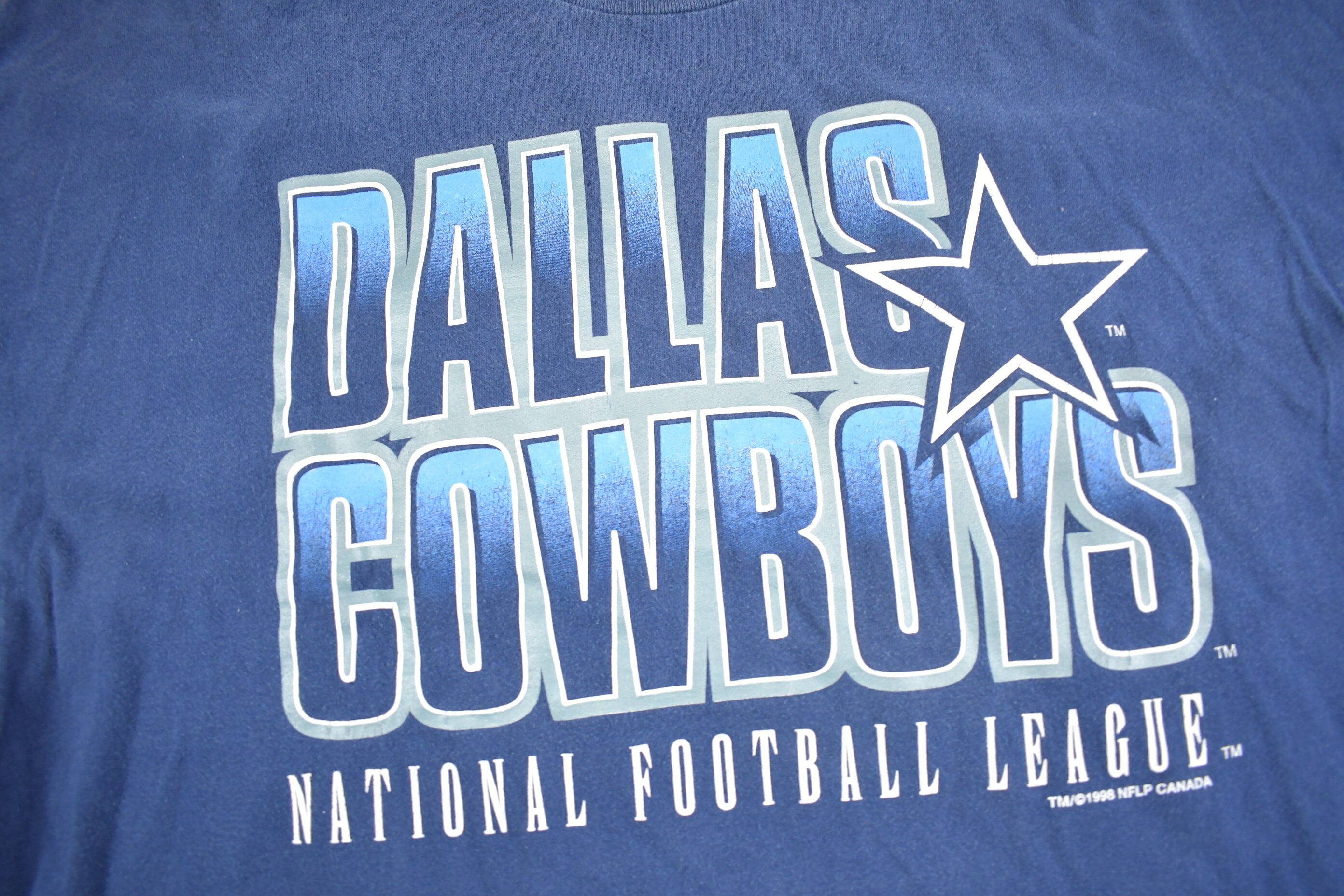 Vintage 1998 Dallas Cowboys NFL Single Stitch T-Shirt