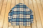 Vintage 1980s Bell Shirt Flannel Shirt Jacket Men's Small