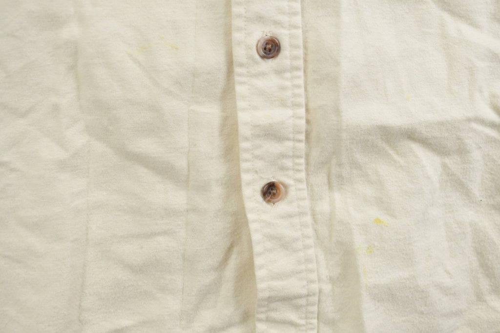 Vintage 1990s Blank Chamois Cloth Button Up Shirt