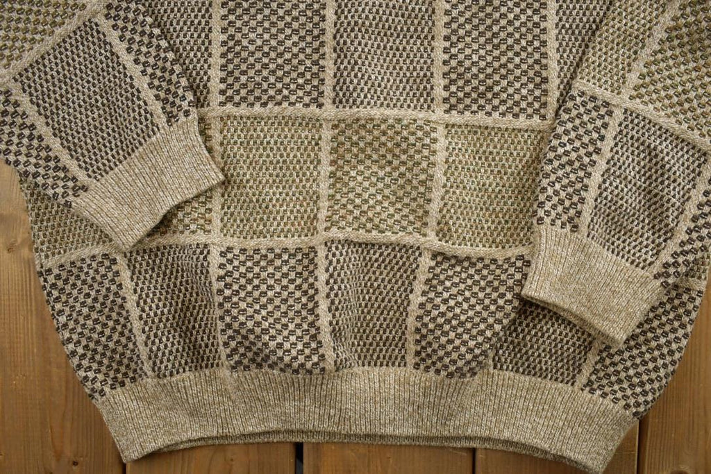 Vintage 1990s Bill Blass Knit Crewneck Sweater