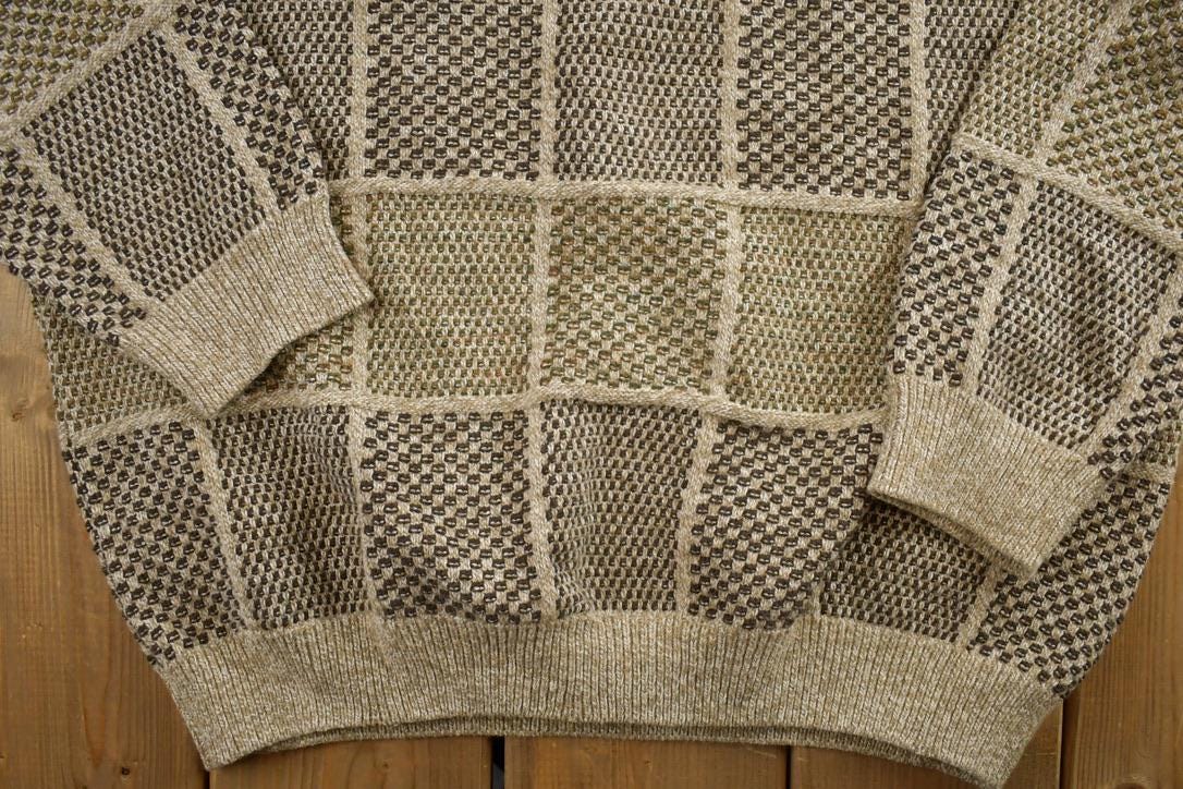 Vintage 1990s Bill Blass Knit Crewneck Sweater