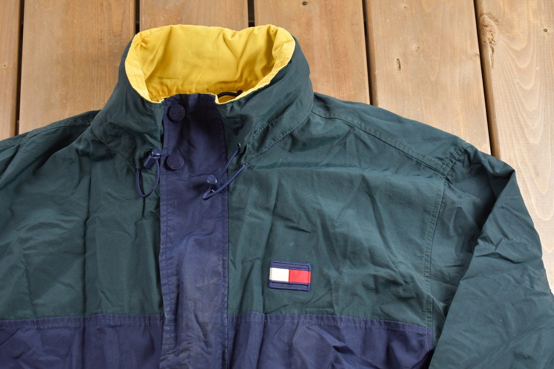Vintage 1990s Tommy Hilfiger Full Zip Windbreaker Jacket
