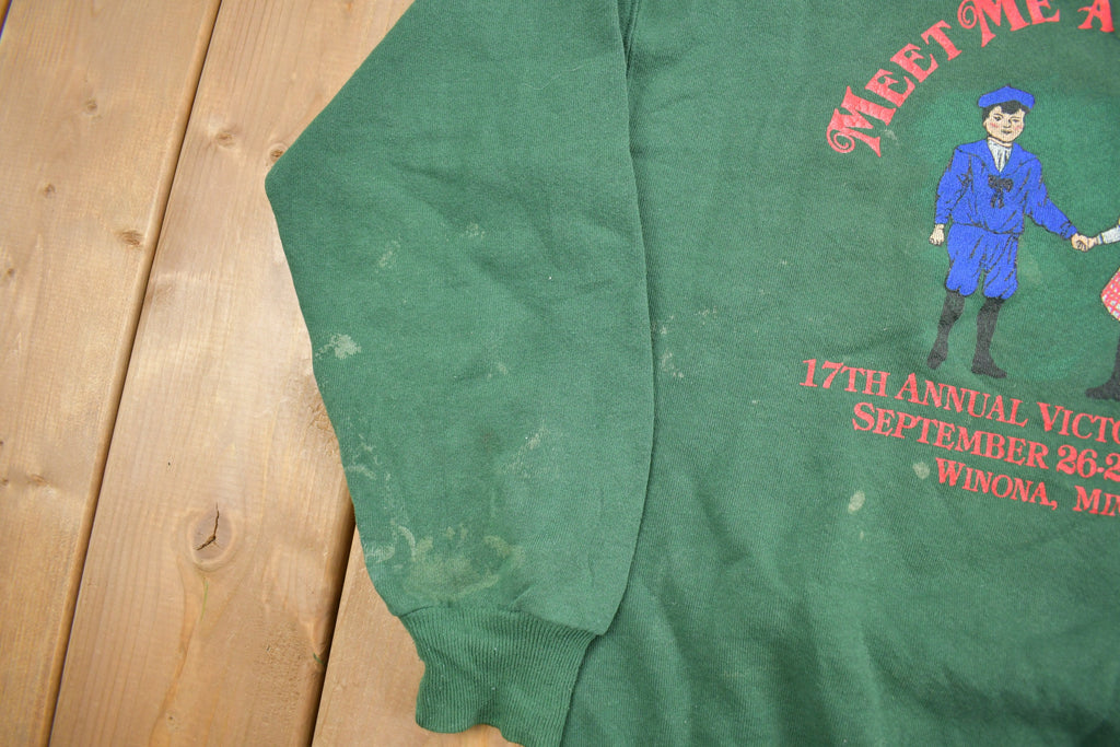 Vintage 1992 Meet Me At The Fair Crewneck Sweatshirt