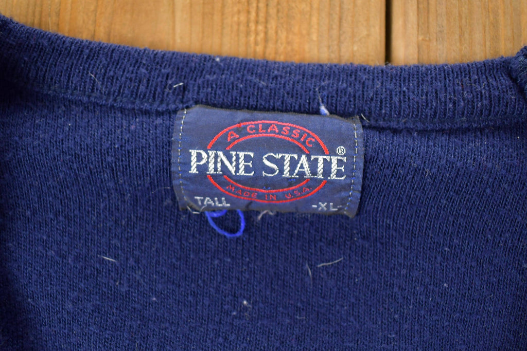 Vintage 1990s Pine State Knit V Neck Sweater