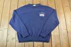 Vintage 1990s 1999 Super Bowl XXXIII Broncos Falcons Miami NFL Knit Crewneck Sweatshirt