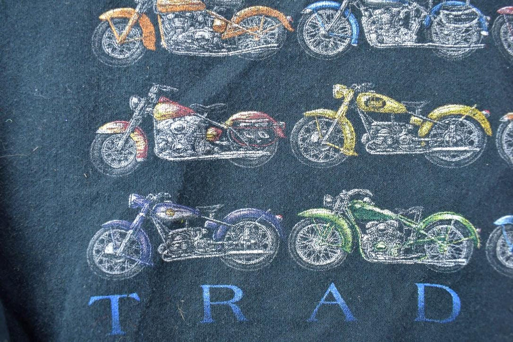 Vintage 1990s American Traditions Motorcycle Crewneck Sweatshirt