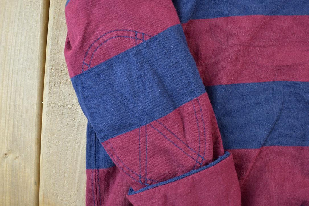 Vintage 1990s Polo By Ralph Lauren Hooded Rugby Button Up Shirt