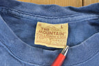 Vintage 1990s Turtle Ocean Theme The Mountain Single Stitch Graphic