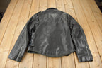 Vintage 1990s Easy Riders Leather Biker Jacket Made In USA Size 44