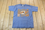 Vintage 1990s Single Stitch Vancouver Island by the Sea Killer Whale Graphic T-Shirt
