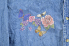 Vintage 1990s Cactus Clothing Button Up Denim Shirt