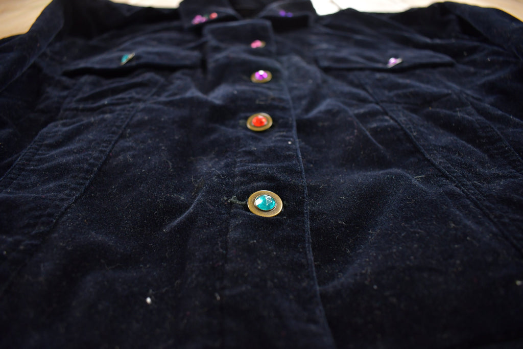 Vintage 1990s Carole Little Velvet Jacket