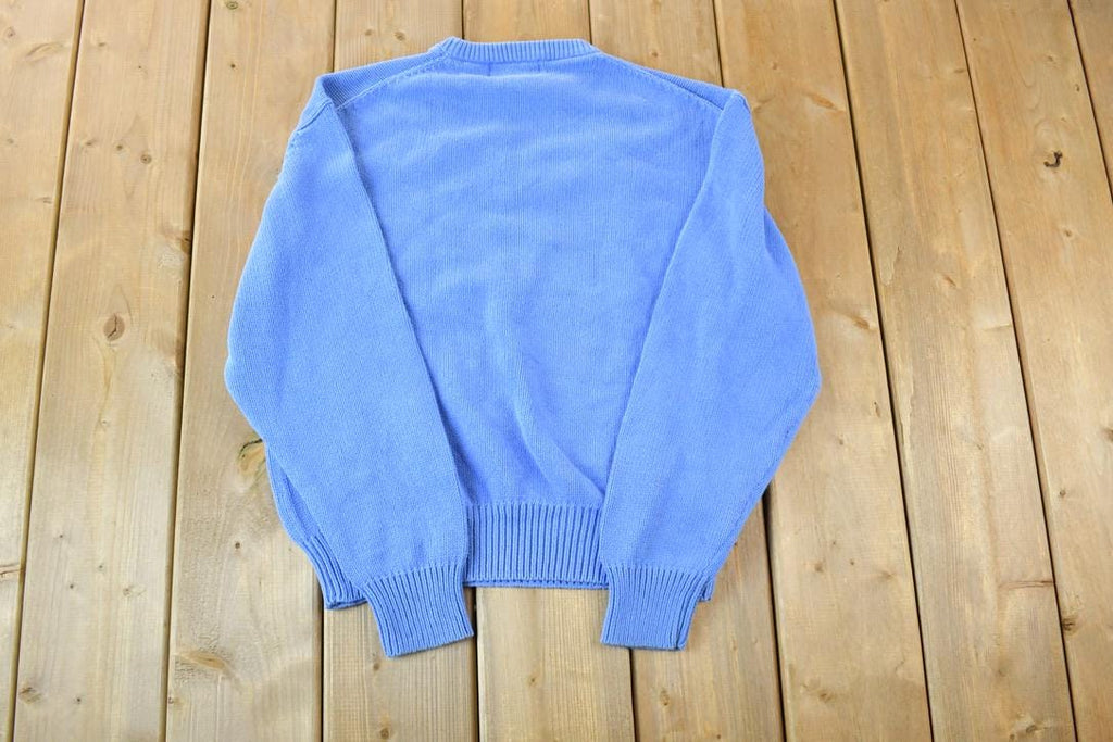 Vintage 1990s Eddie Bauerr Knit Crewneck Sweater  90s Crewneck  Preppy Knits