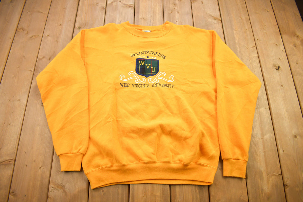 Vintage 1990s West Virginia University Mountaineers Collegiate Crewneck
