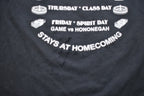 Vintage 1990s What Happens At Homecoming Graphic T-Shirt