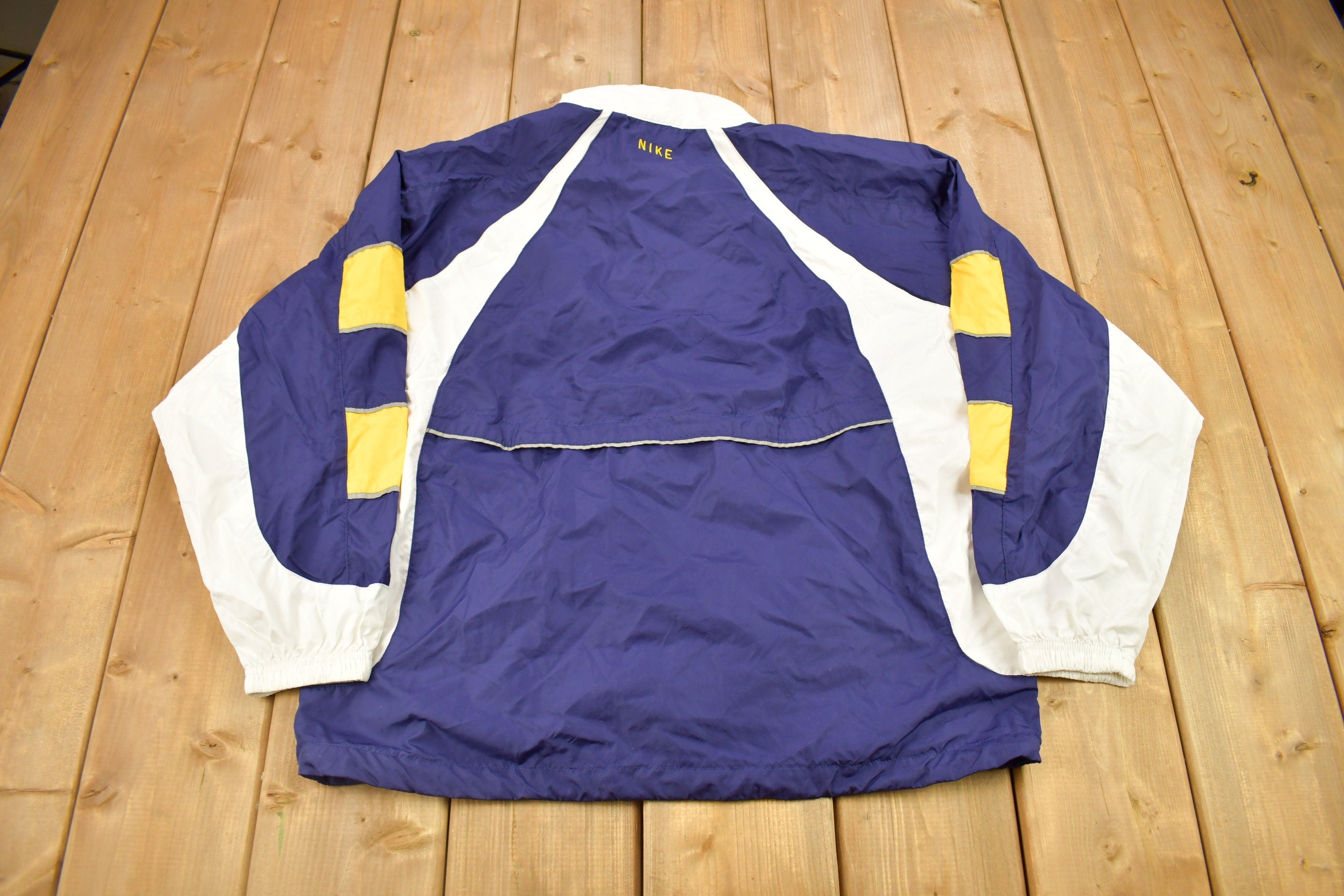 Vintage 1990s Nike Women's Color Block Windbreaker Jacket