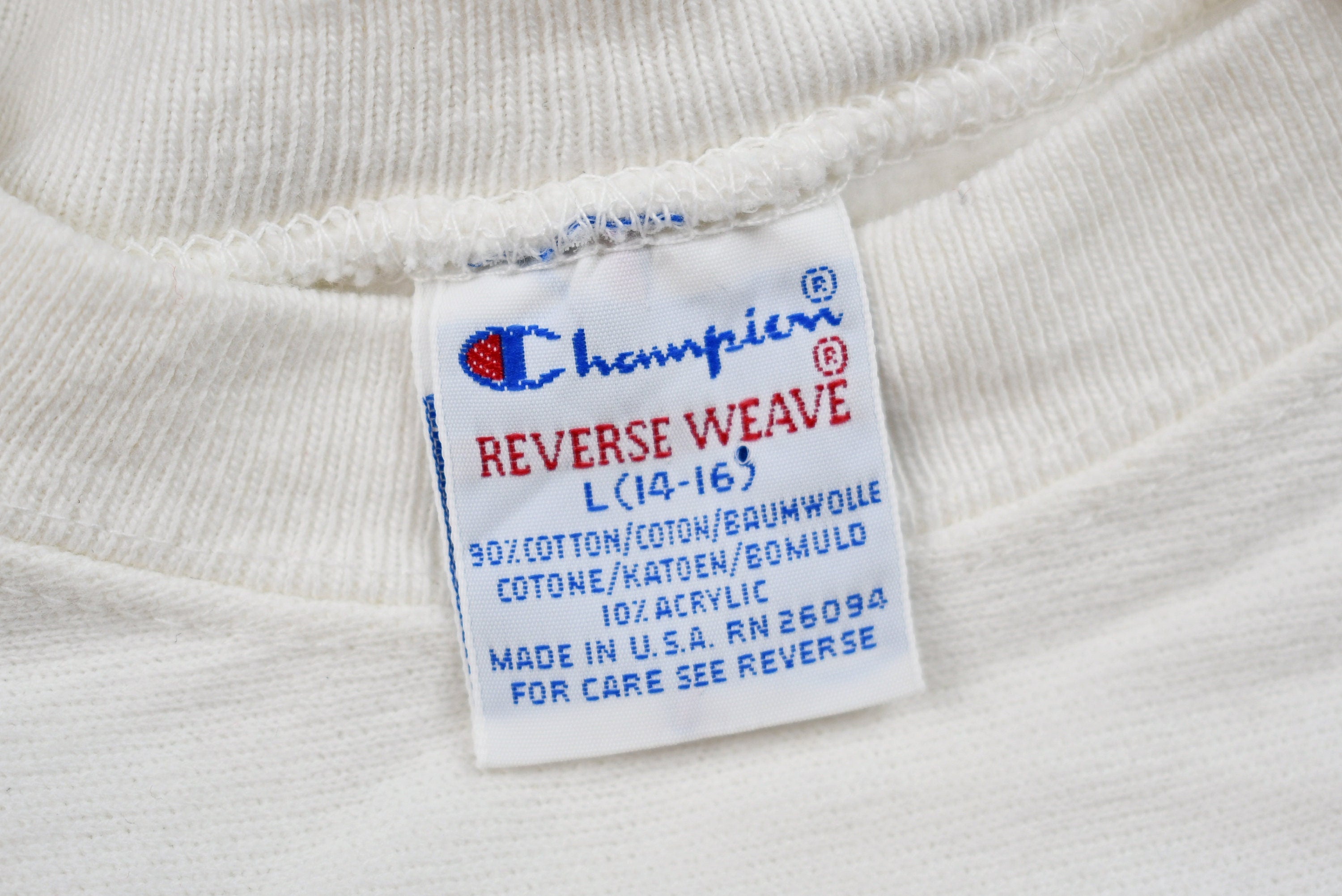 Vintage 1990s Hand-Stitched Needlepoint Goose Champion Sweatshirt