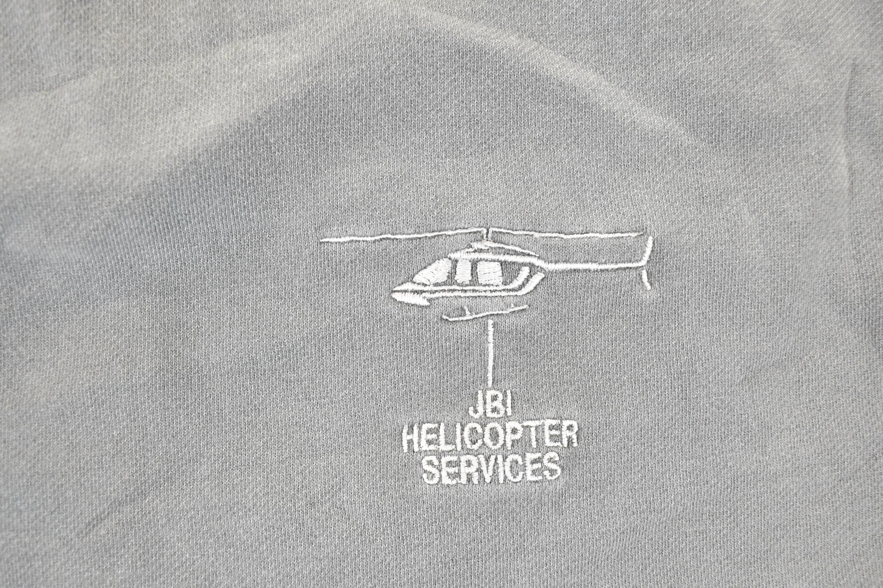 Vintage 1990s JBI Helicopter services Crewneck Sweatshirt Men's M