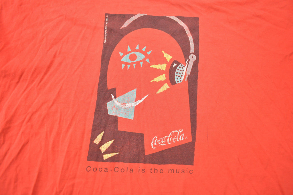 Vintage 1993 Enjoy Coke Mesh Pocket T-Shirt