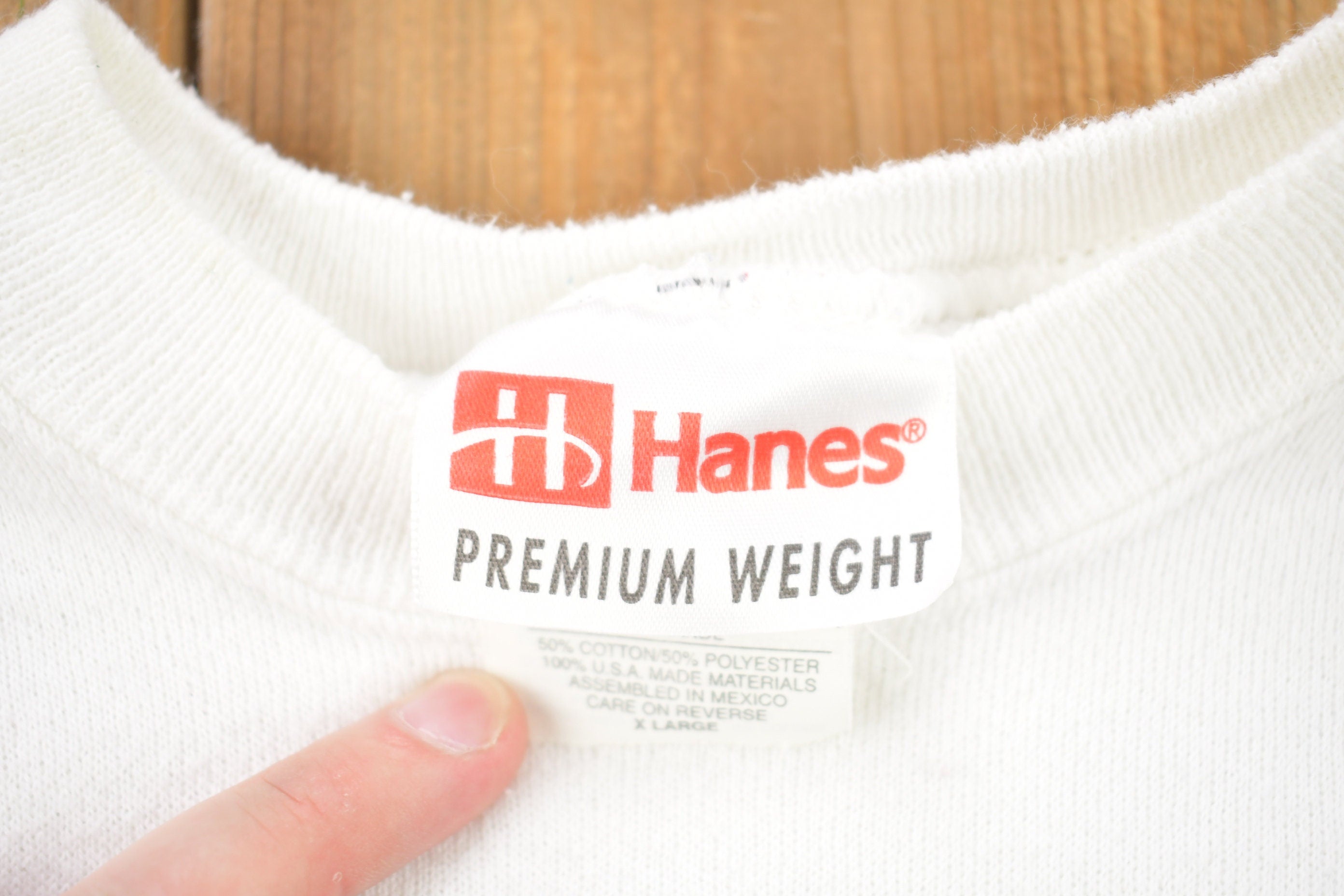 Vintage 1990s Finger Painted Crewneck Sweatshirt