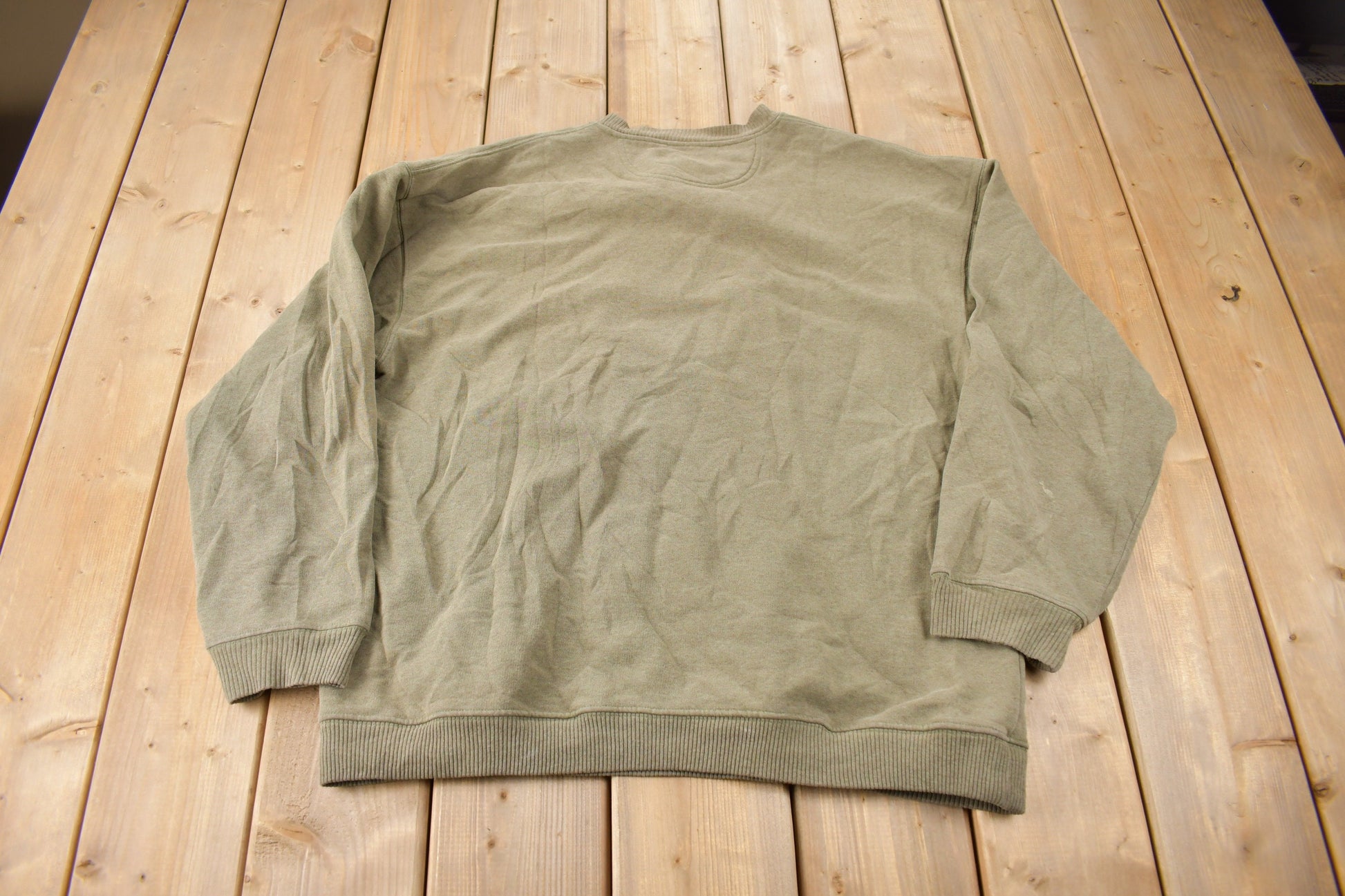 Vintage 1990s Big Dogs Fishing Theme Embroidered Crewneck Sweatshirt Size XL