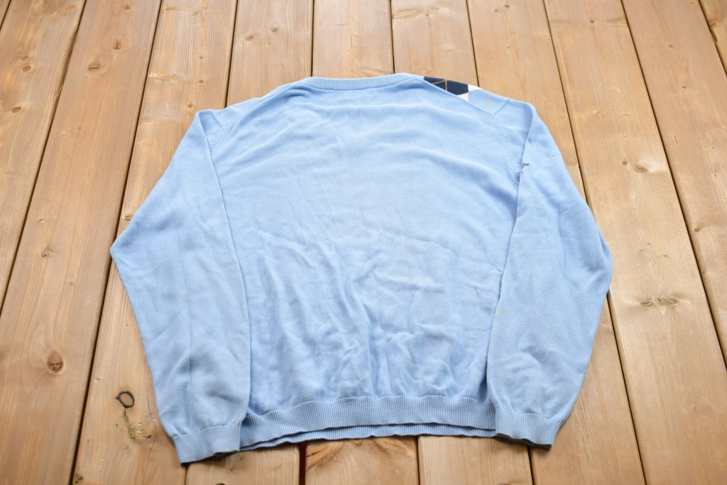 Vintage 1990s Argyle Firestone Country Club Crewneck Sweatshirt