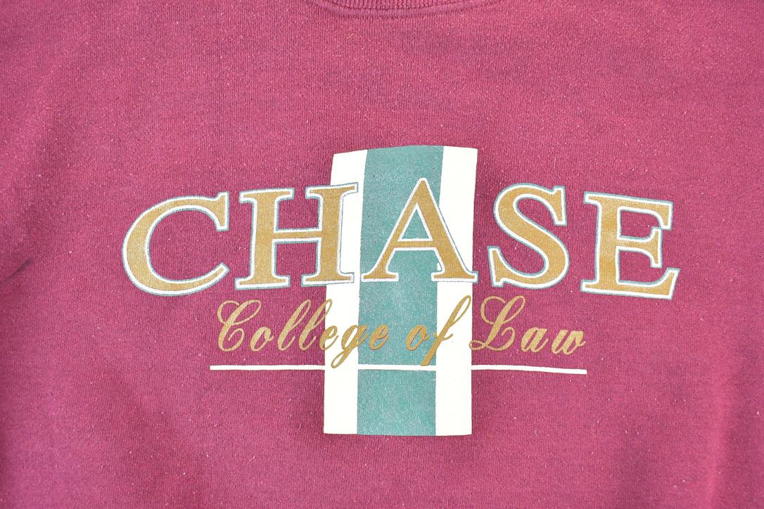 Vintage 1990s Chase University College Of Law Collegiate Crewneck Made In USA