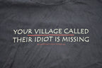Vintage 1990s Missing Idiot Graphic T-Shirt