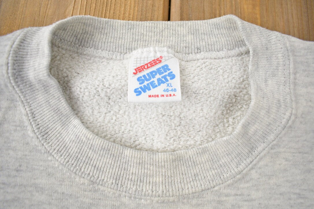 Vintage 1990s Blue Jay Basketball Crewneck Sweatshirt Made In USA