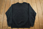 Vintage 1990s Blank Black Crewneck Sweatshirt