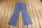 Vintage 1970s Bellbottoms Distressed Jeans Size 34 x 28