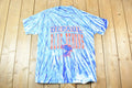 Vintage 1990s Depaul Blue Demons Tie Dye Souvenir T-Shirt Men's L