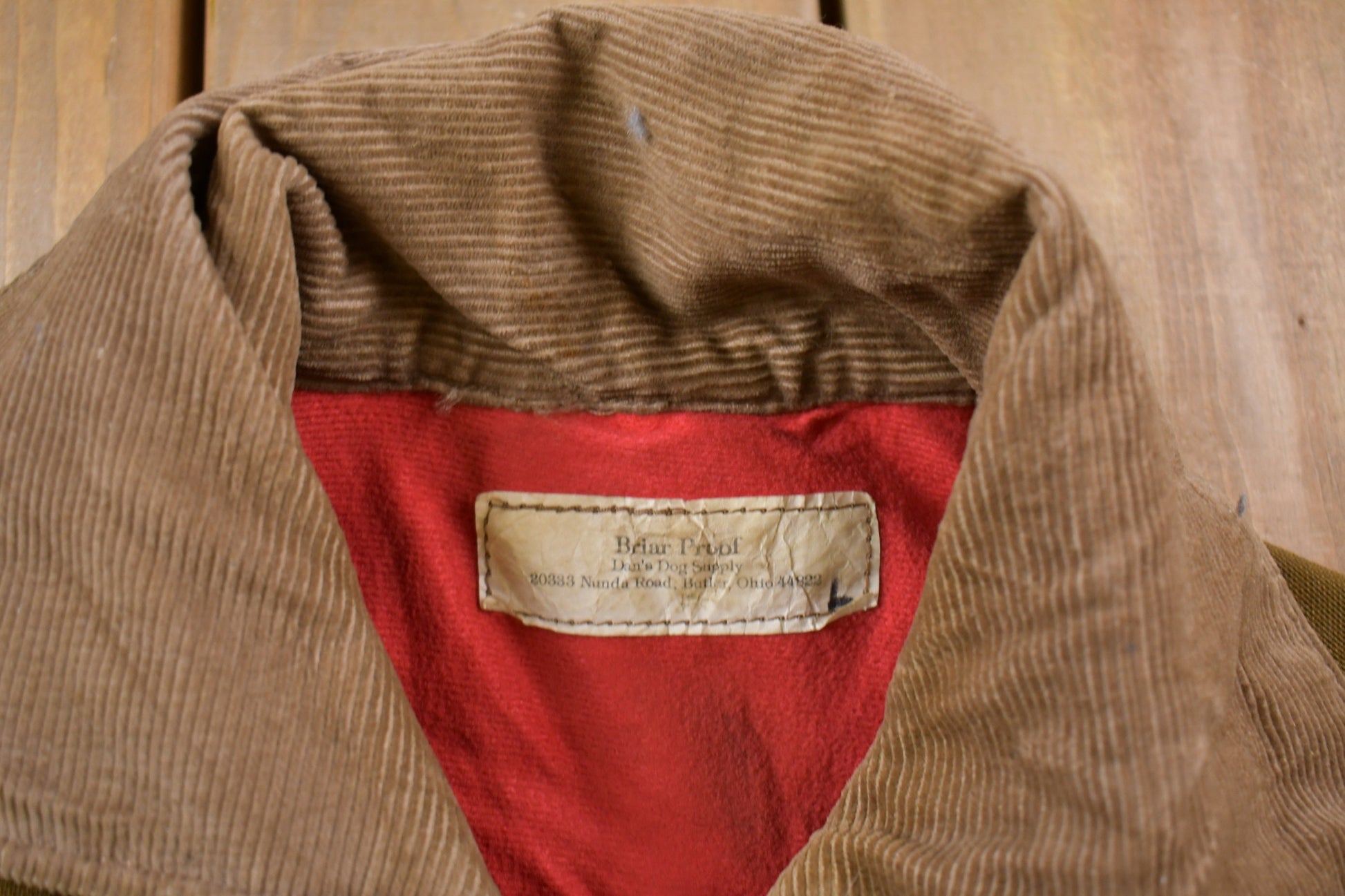 Vintage 1980s Corduroy Collar Chore Jacket